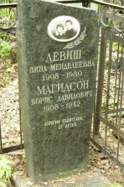 Левиш Зина Менделевна, Москва, Востряковское кладбище